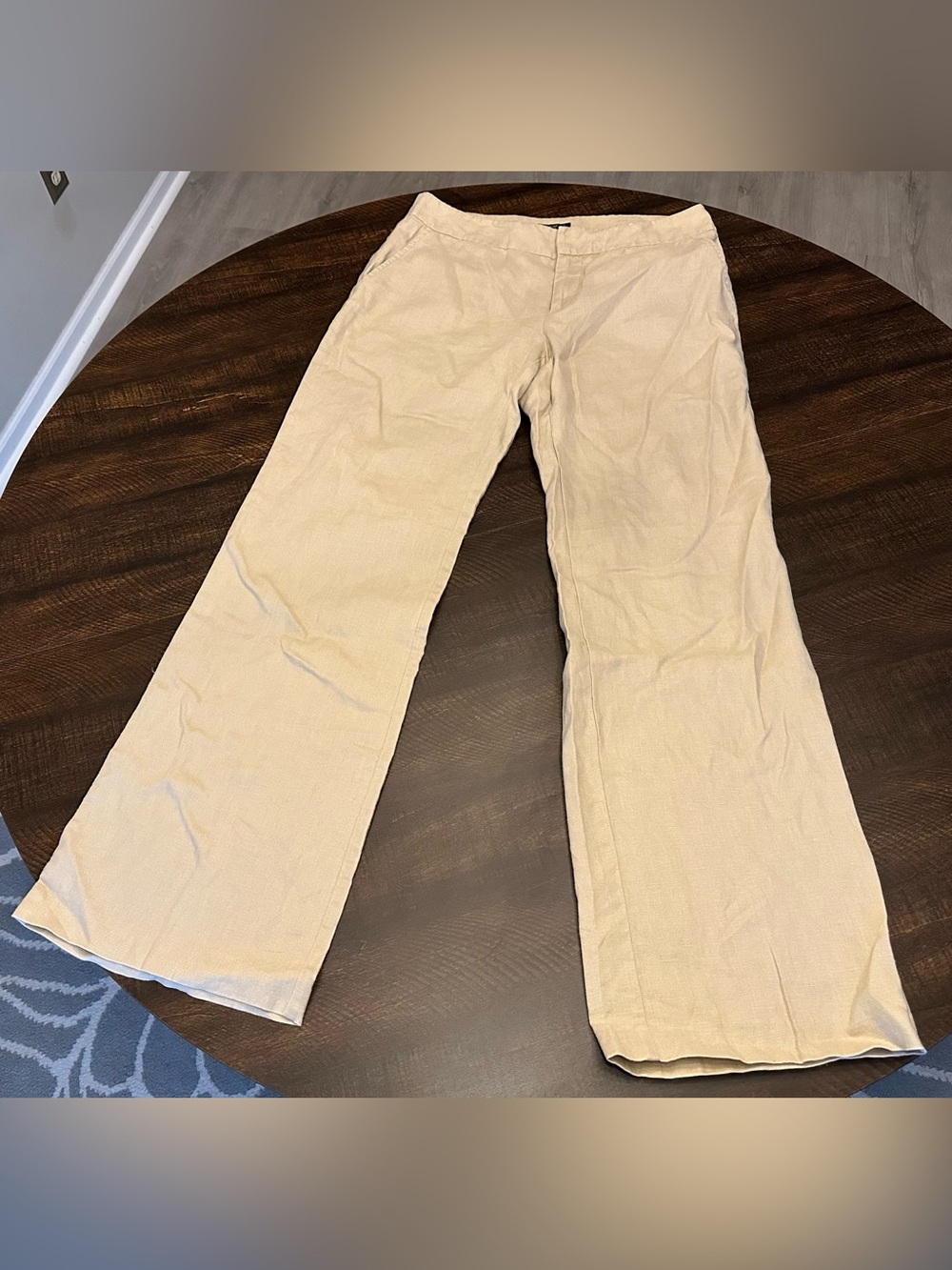 Eddie Bauer Vashon Fit 100% Linen Pants Women's-Size 8